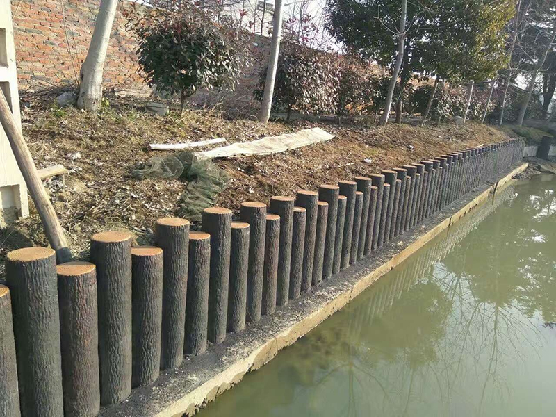 仿木樹樁石