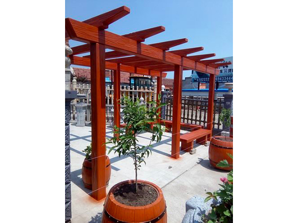 仿木花架